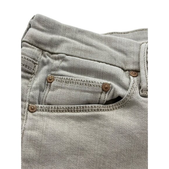 Mother The Looker Low Rise Pop! Jeans in Driftwood Light Brown Skinny Size 31 - Picture 7 of 13